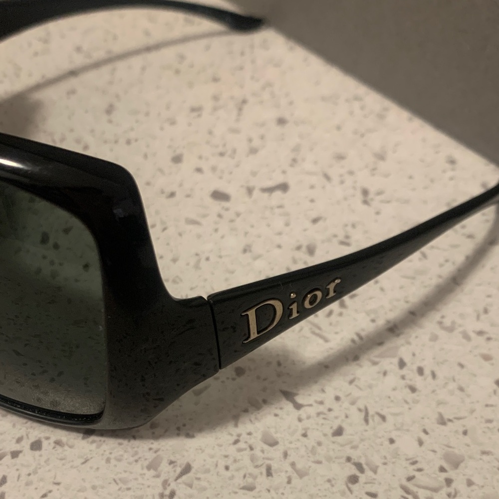 Dior Black Oversized Sunglasses - Picture 3 of 7